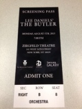 Screening Pass for The Butler